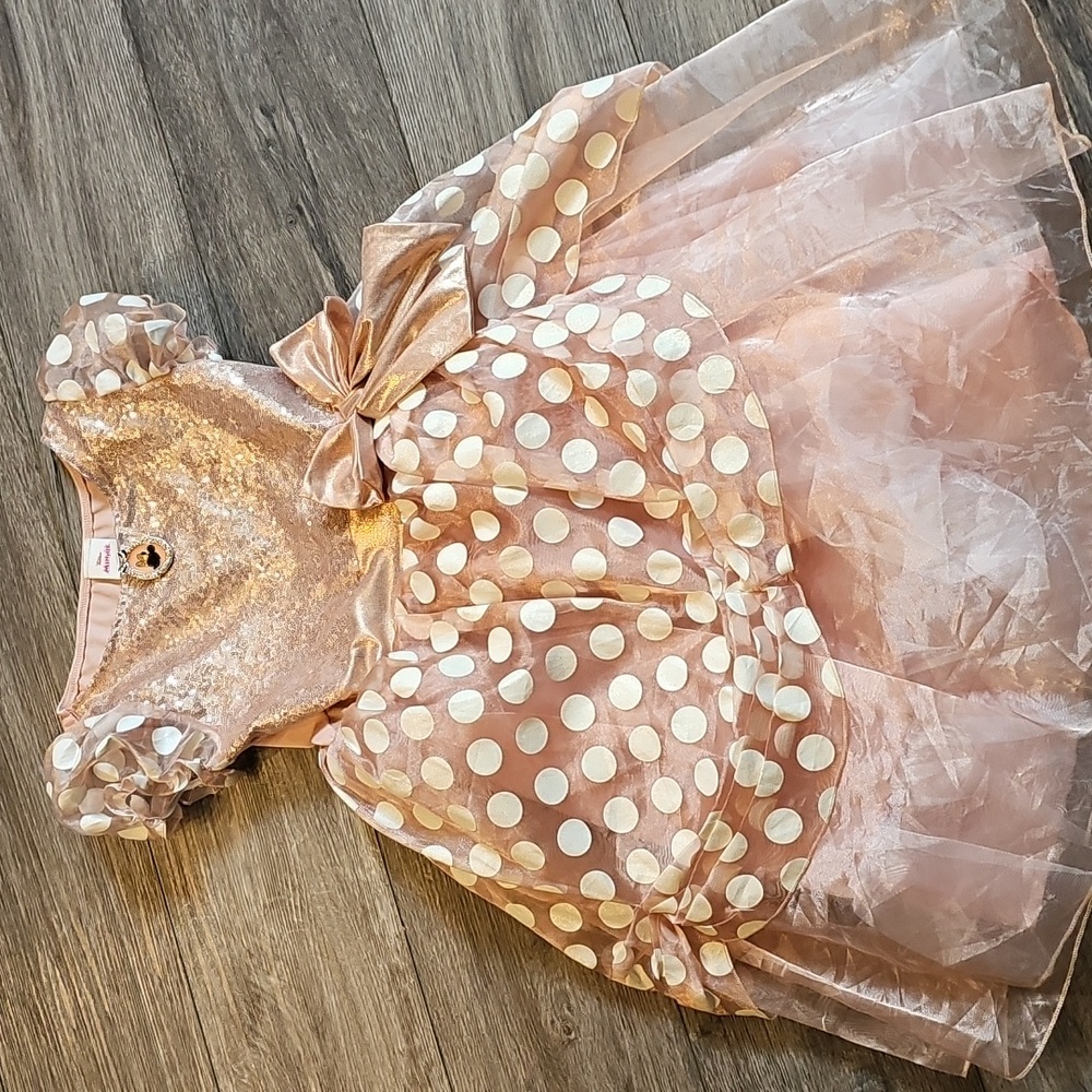 Disney Rose Gold Minnie Dress